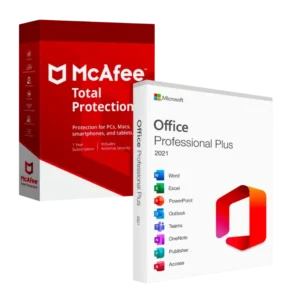 Microsoft Office 2021 + Antivirus Mcafee Total Protection